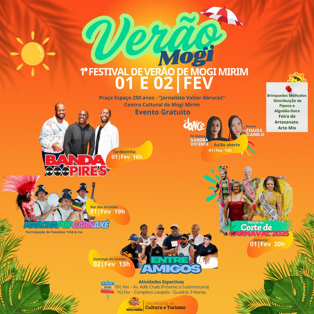 Festival de verão em Mogi Mirim